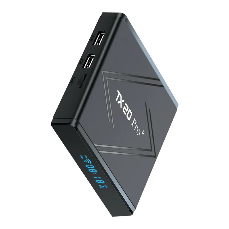 TX20 PRO+ 16+265GB Android TV Box 4K Ultra HD Video Decoding Dual Band WiFi Bluetooth-compatible Voice Remote Control Media Player - US Plug