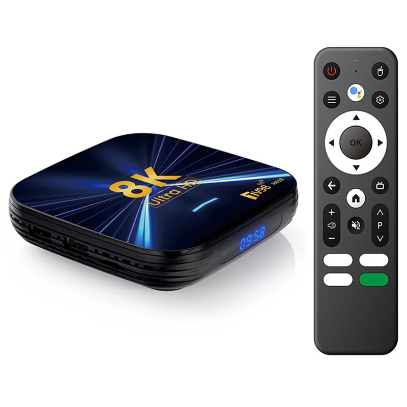 TV98 H618 Android 14 TV Box 2+16GB 8K UHD Dual WiFi Bluetooth-compatible 5.0 Smart Media Player - US Plug