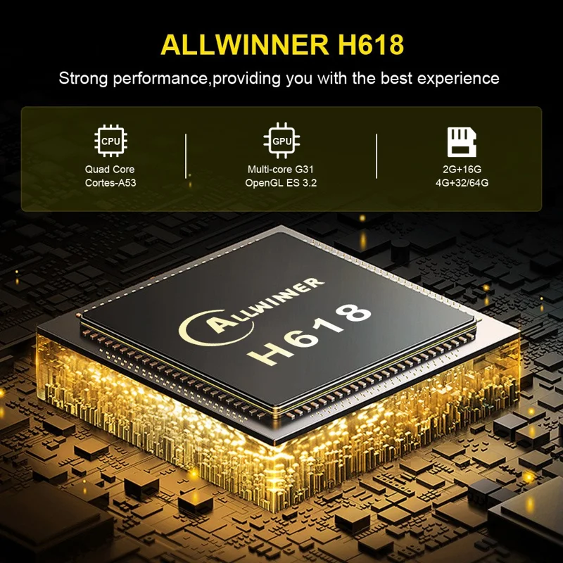 TV98 H618 Android 14 TV Box 2+16GB 8K UHD Dual WiFi Bluetooth-compatible 5.0 Smart Media Player - US Plug