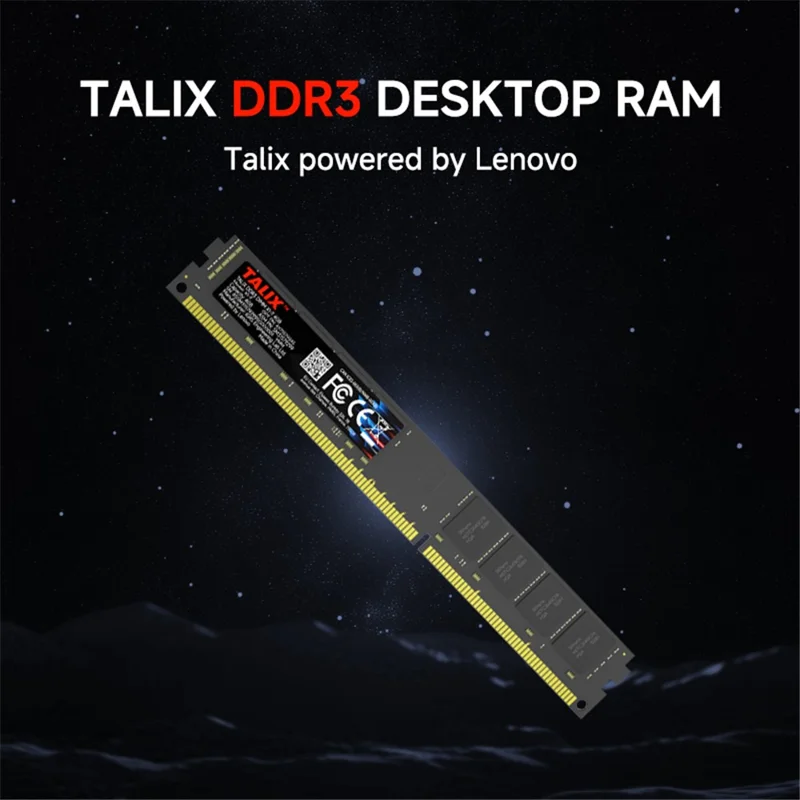 TALIX X1-T 4GB DDR3 1600MHz Desktop RAM DIMM 240-Pin PC3-12800 1.5V Non-ECC Memory Module for Intel AMD Desktop PC