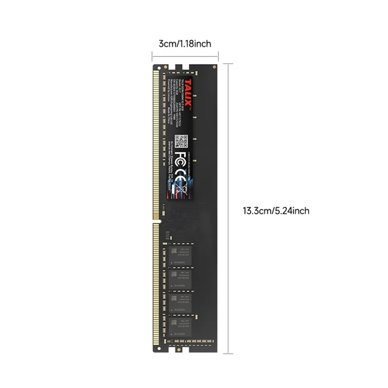 TALIX X2-T 16GB DDR4 3200MHz Desktop Memory High Performance DIMM Module for PC Gaming Office Multitasking