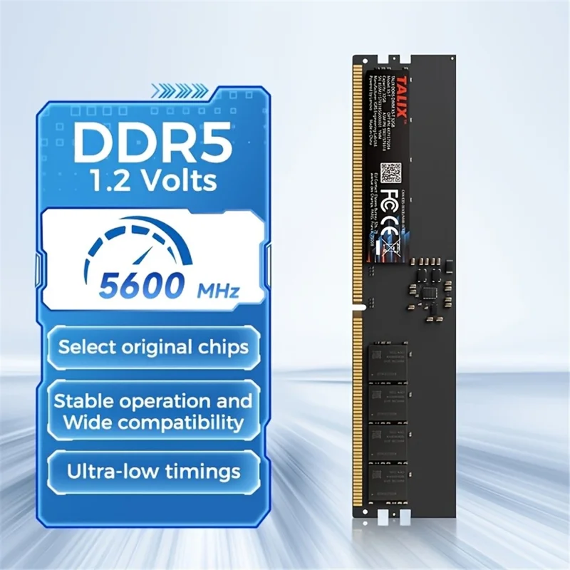 TALIX X5-T 32GB DDR5 Desktop RAM 5600MHz UDIMM 1.2V Memory Module for Gaming Video Editing