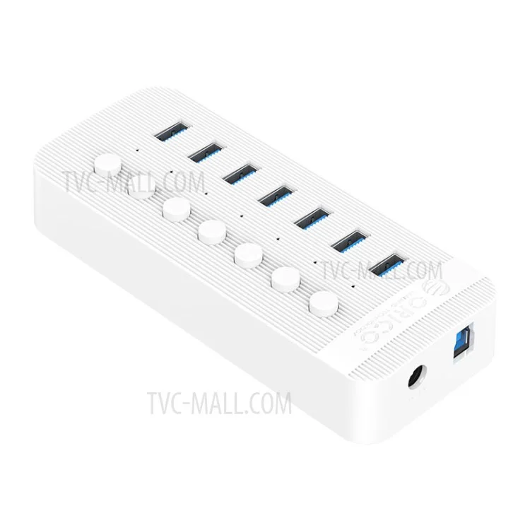 ORICO CT2U3-7AB ABS Multi-port USB3.0 Hub Con Singoli Switch