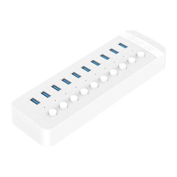 ORICO CT2U3-10AB Concentrateur USB3.0 en ABS à commutateurs individuels