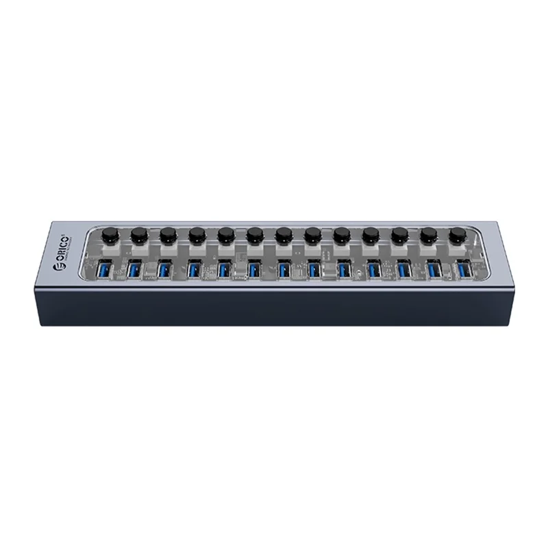 ORICO AT2U3-13AB Aluminum Alloy + PC USB3.0 Multi-port HUB with Individual Switches