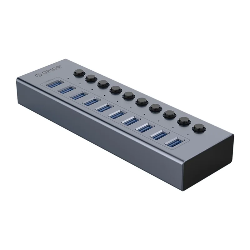 ORICO BT2U3-10AB Aluminum Alloy Multi-port HUB with Individual Switches