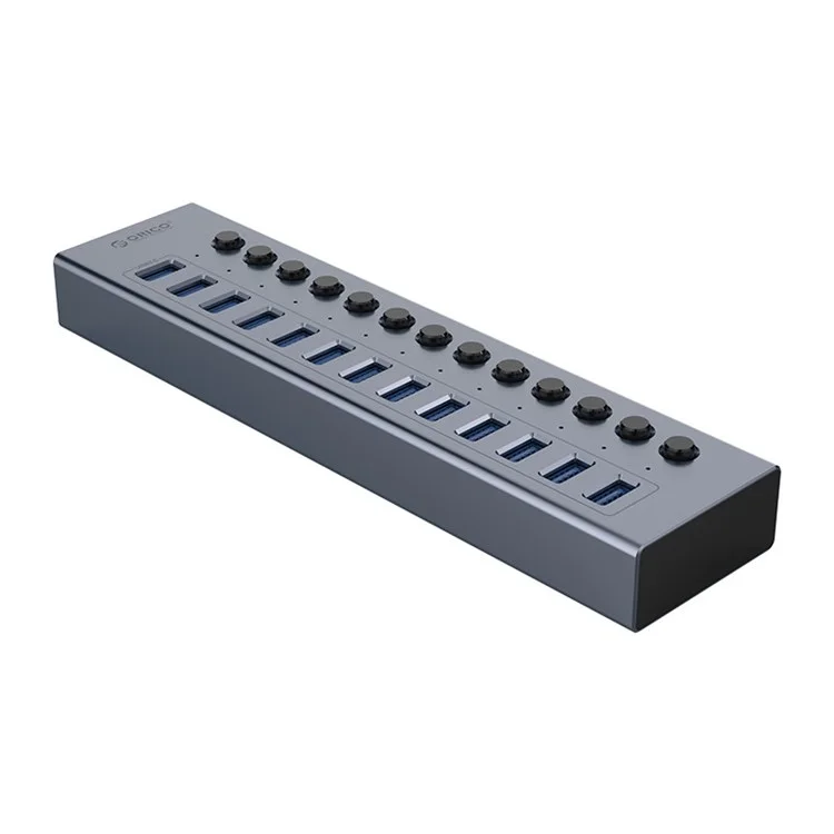 ORICO BT2U3-13AB HUB Multi-port en Alliage en Aluminium Avec Commutateurs Individuels, Plug us