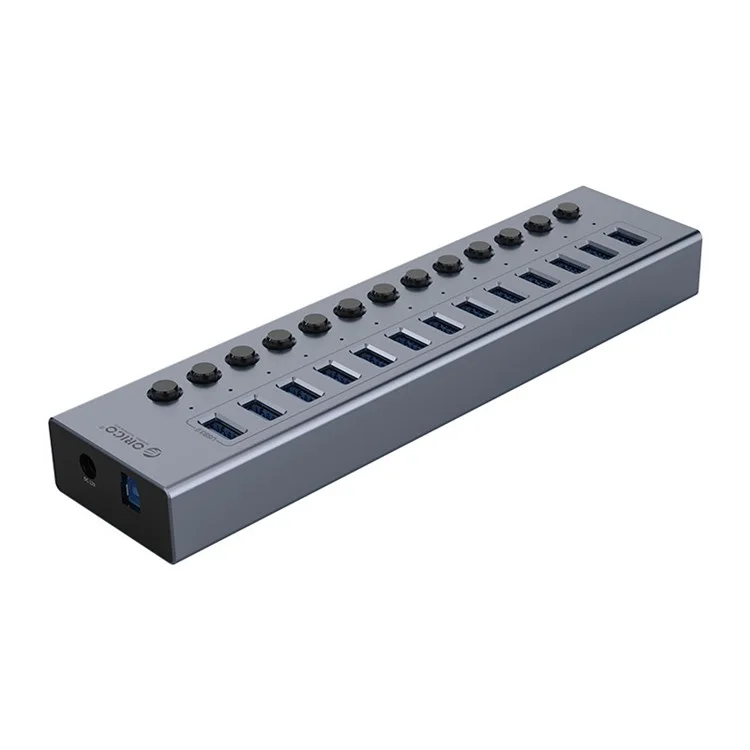 ORICO BT2U3-13AB Aluminum Alloy Multi-port HUB with Individual Switches, US Plug