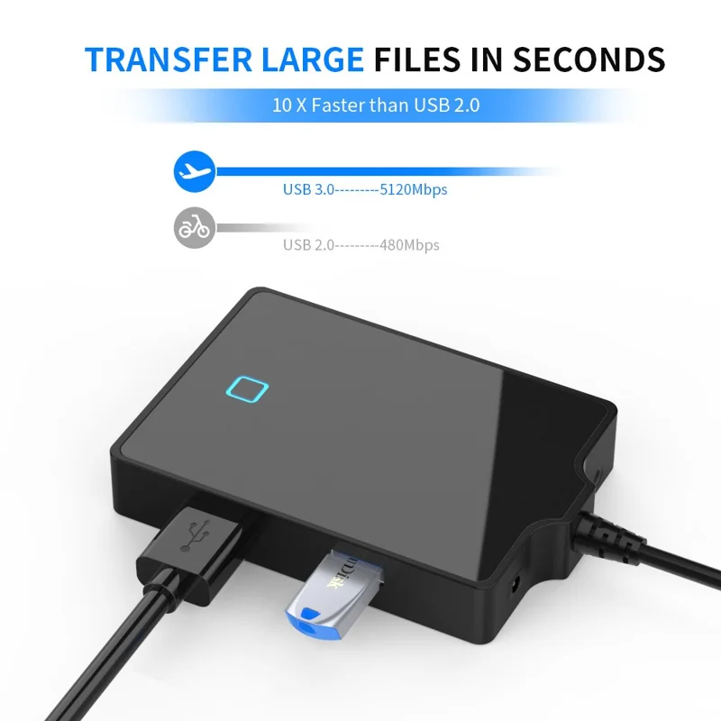 ROCKETEK UTC-642 7-in-1 Type-C Docking Station USB-C to 4K HDMI PD Fast Charging Converter Hub Adapter for MacBook Laptop