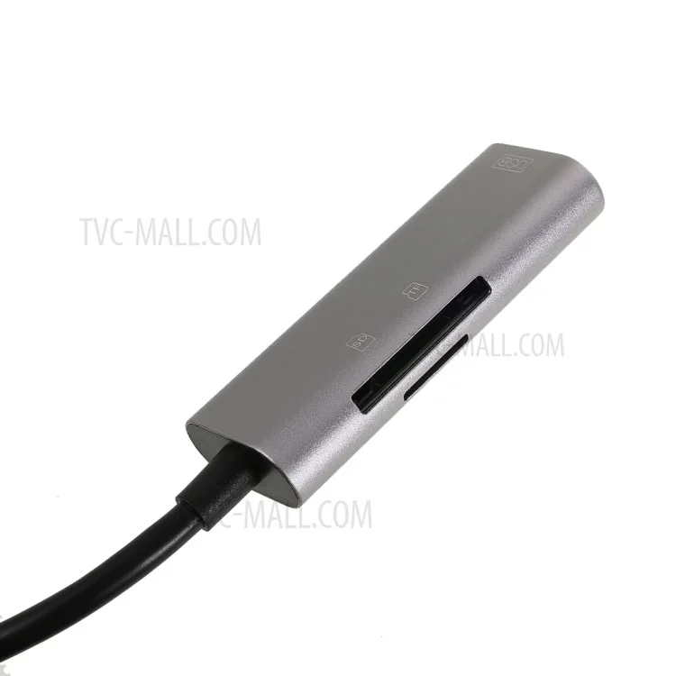 NK-3040 3-in-1 USB-C Hub USB3.0 TF Memory Card Reader OTG Adapter for Type-C Phone Tablet Laptop