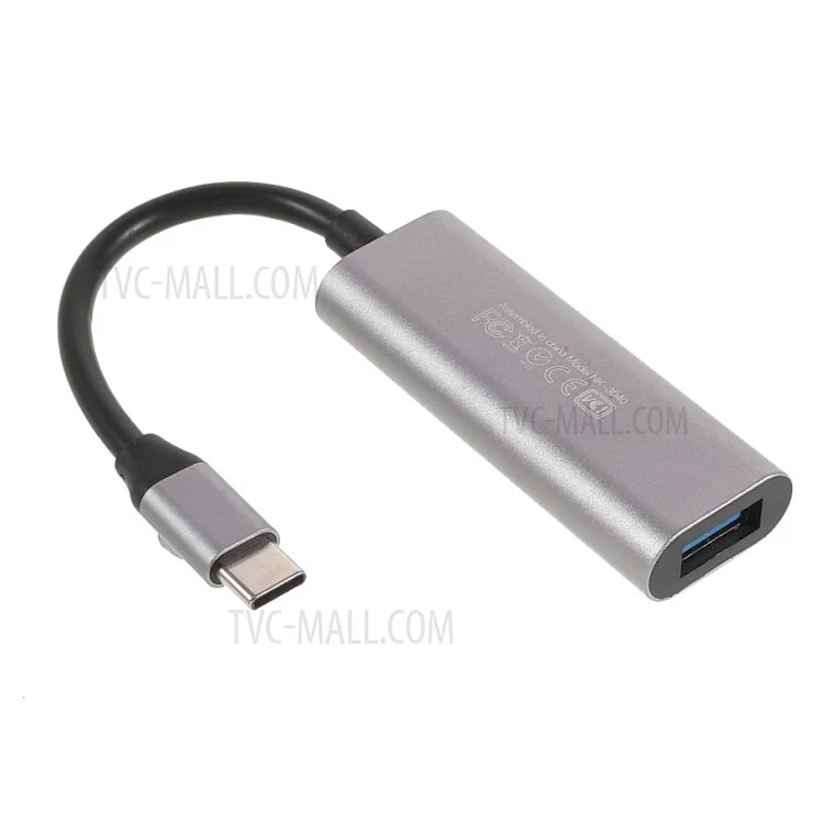 NK-3040 3-in-1 USB-C Hub USB3.0 TF Memory Card Reader OTG Adapter for Type-C Phone Tablet Laptop
