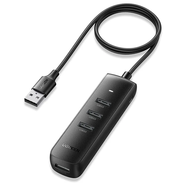 Ugreen 20487 1m Adaptador de Cubo USB de Várias Portas USB 3.0 5 Gbps Conversor de Transferência de Dados Para Imac/surface Pro/XPS/PS4/PS5/Xbox One/Flash Drive/disco Rígido Móvel