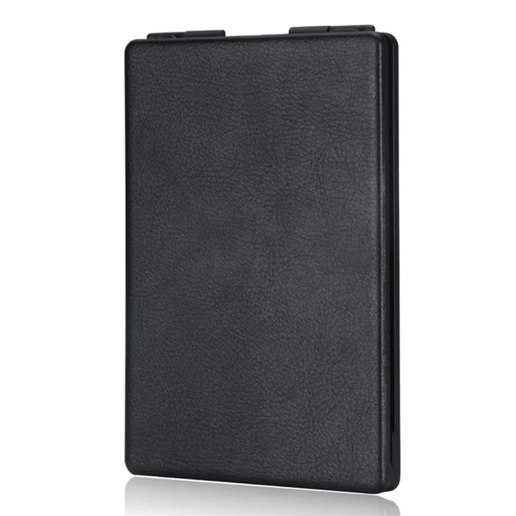 B047S Universal Folding Keyboard for Cell Phone Tablet Laptop Leather Covered Bluetooth-compatible Wireless Keyboard