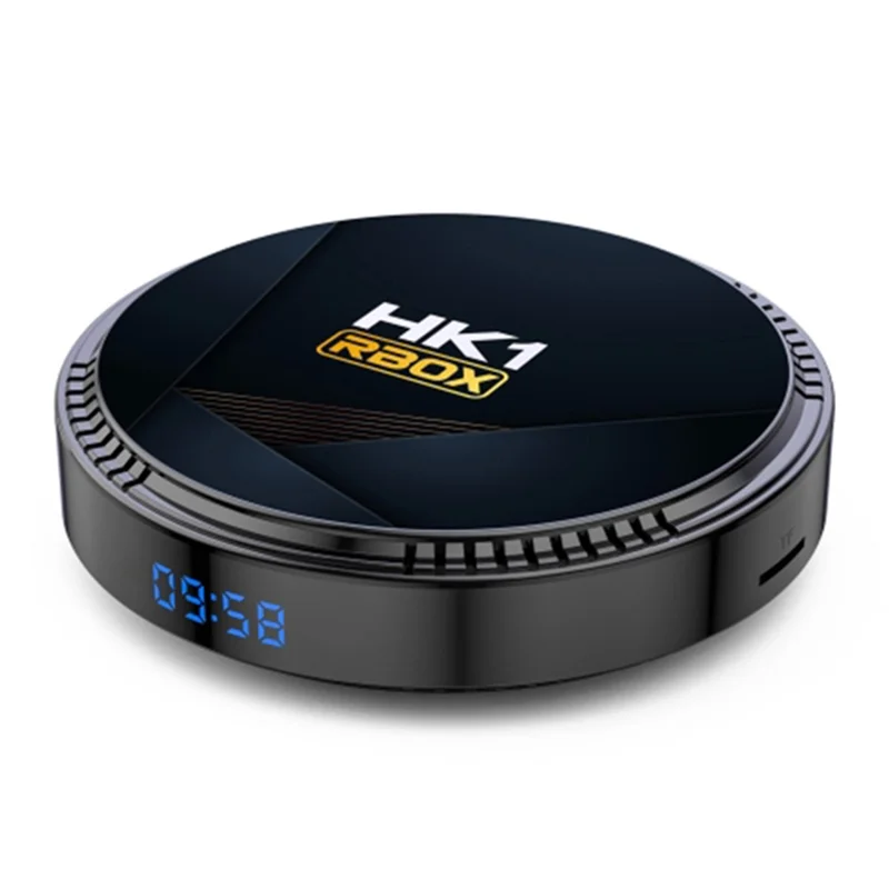 HK1 RBOX-H8-H618 4GB+128GB Set-top Box Android 12 TV Box Support 6K Video Decoding - AU Plug
