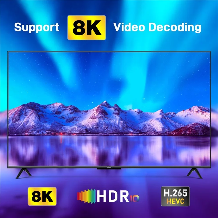 H96MAX M1 Smart TV Box Android 13 Rockchip 3528 Quad Core Support 4K Video Decoding BT 4.0 Media Player Set-top Box 4GB+32GB (CE, RoHS, FCC) - US Plug