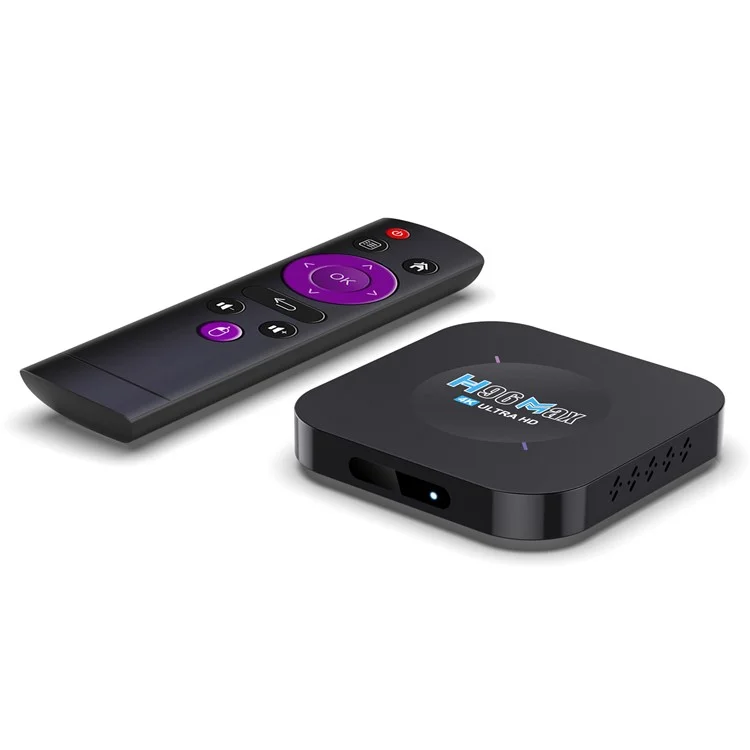 H96max M5 Android 11 RK3318 Corte de Cuatro Núcleos Correx-a53 Smart TV Box 4K Ultra HD Media Player 1GB+8GB 2.4G Video Set Top Box (CE, Rohs, FCC) - Enchufe de Ee. Uu.