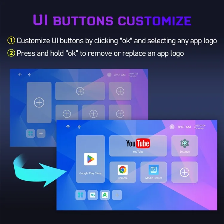 H96 Max M5 Android 11.0 Smart TV Box 1GB RAM 8GB ROM RK3318 4K Ultra HD Set Top Box - AU Plug