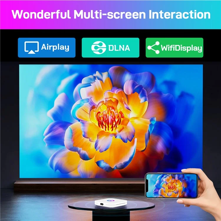 H96 Max M1 Smart TV Box Android 13 Rockchip 3528 2GB RAM 16GB ROM Set-Top Box Support 4K BT 4.0 - US Plug