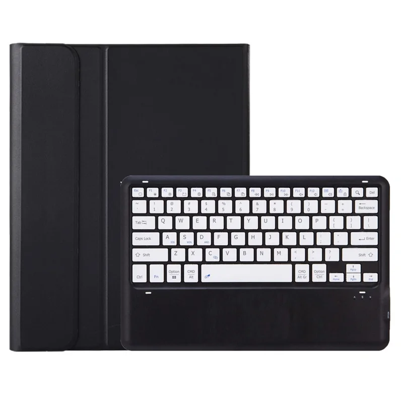 A14B For iPad Pro 13 (2025) / (2024) Bluetooth-compatible Keyboard Cover with Pen Slot Ultra Thin Tablet Case - Black  /  White