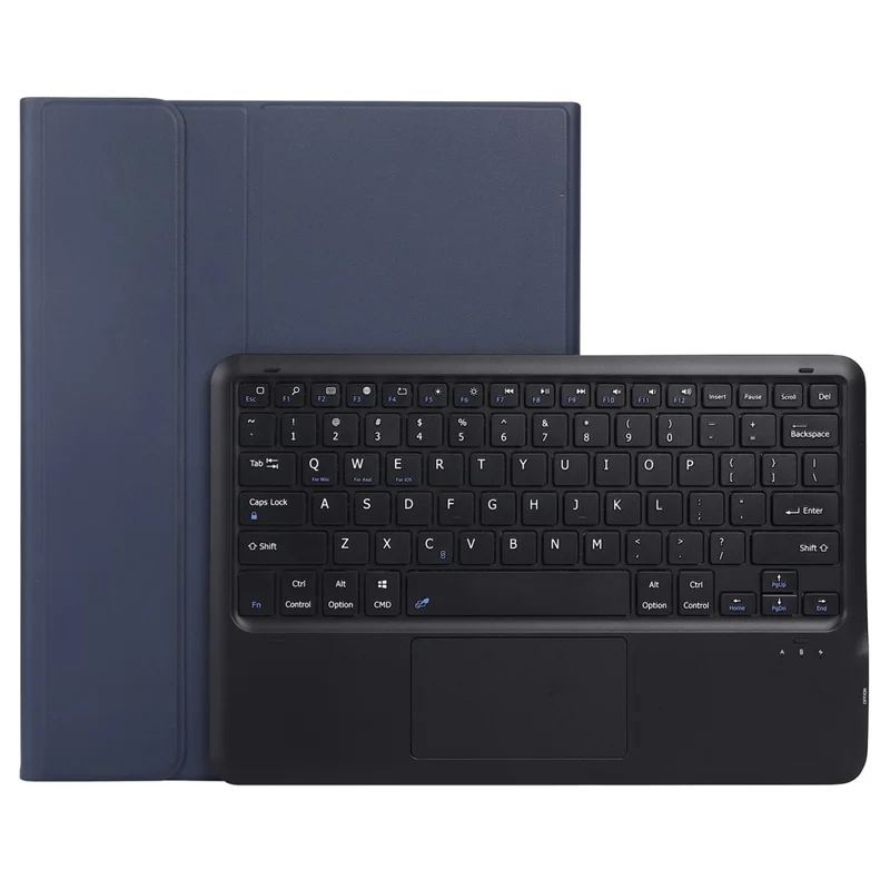 A14B-A For iPad Pro 13 (2025) / (2024) Detachable Leather Tablet Case with Bluetooth-compatible Keyboard, Pen Slot - Dark Blue