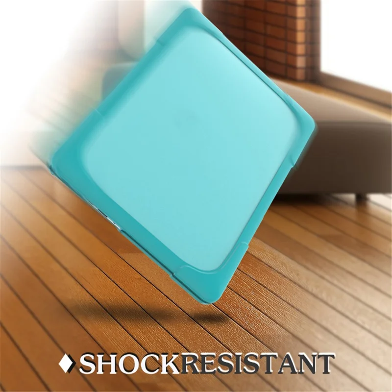 Transparent PC+TPU Hybrid Protective Case for MacBook Air 13" (A1932 / A2179) 2018 / 2019 / 2020 - Blue