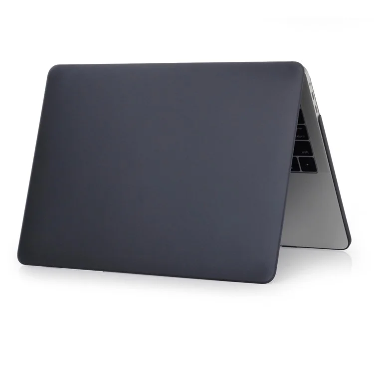 Matte Plastic Front and Back Protective Shell for MacBook Air 13" (2020) - Black