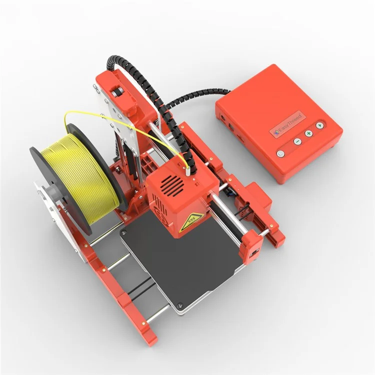 Easythreed X1 3d Impressora Mini Nível de Entrada de Brinquedos de Impressão 3D Para Crianças Uma Impressão Chave - Plugue de Laranja/ue