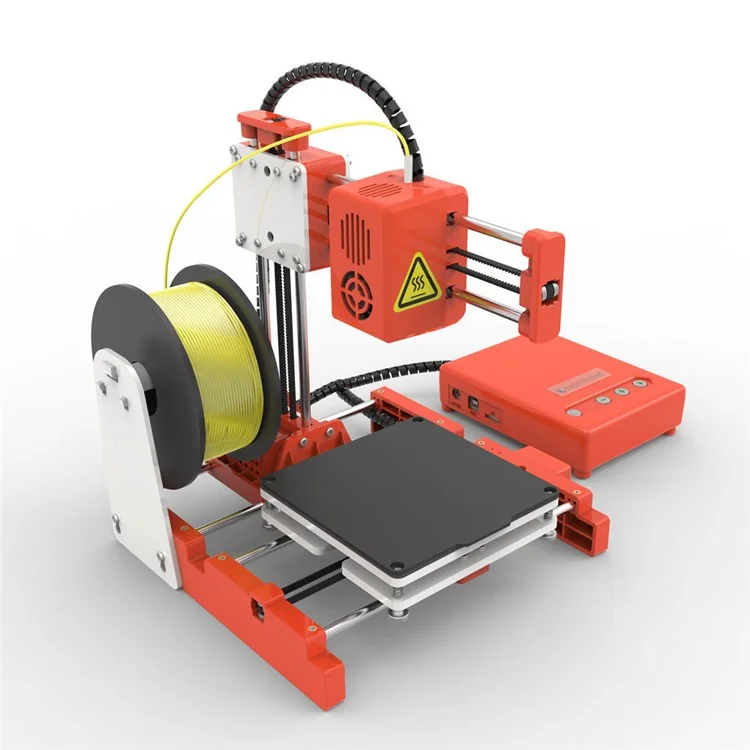 Easythreed X1 3d Impressora Mini Nível de Entrada de Brinquedos de Impressão 3D Para Crianças Uma Impressão Chave - Plugue de Laranja/ue