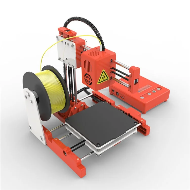 Easythreed X1 3D -принтер Мини Мини Начального Уровня 3D -печать Для Детей. Один Ключ Печати - Оранжевый/ес