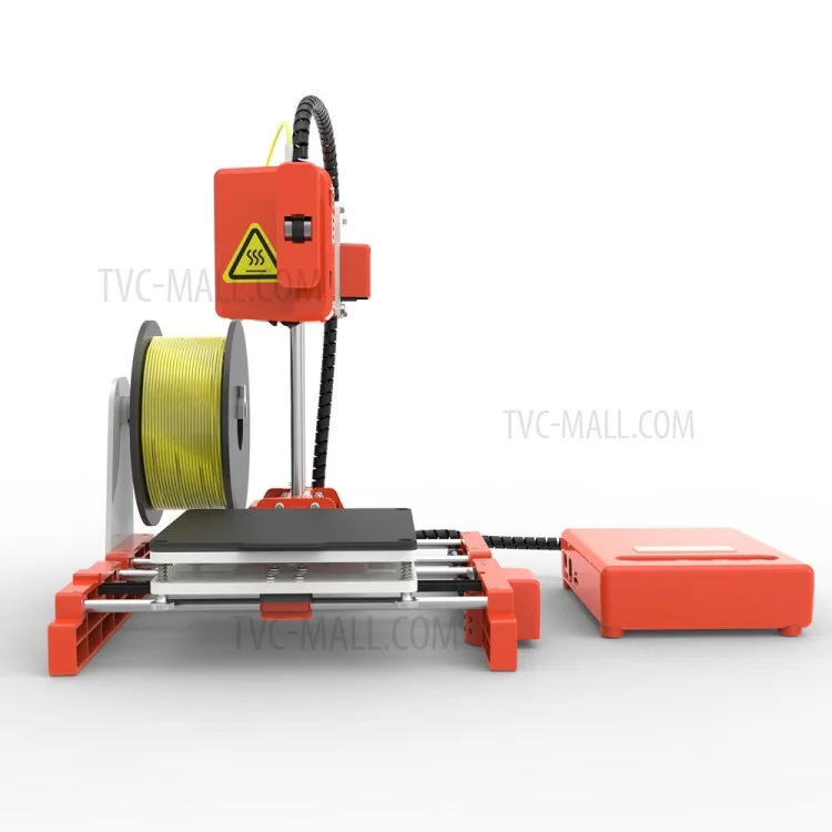 EASYTHREED X1 3D-Drucker Mini Einstiegsstufe 3D-Druck Spielzeug für Kinder Kinder One-Key-Druck - Orange/US-Stecker