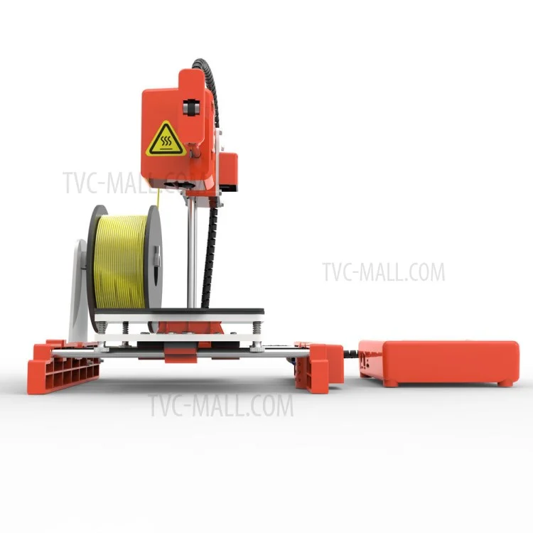EASYTHREED X1 3D-Drucker Mini Einstiegsstufe 3D-Druck Spielzeug für Kinder Kinder One-Key-Druck - Orange/US-Stecker