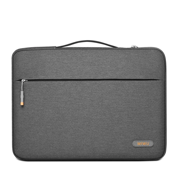 Housse pour ordinateur portable WIWU, étui pour ordinateur portable de 15,4 pouces/16 pouces - Gris foncé