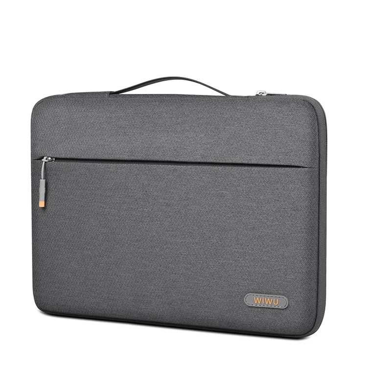 Housse pour ordinateur portable WIWU, étui pour ordinateur portable de 15,4 pouces/16 pouces - Gris foncé