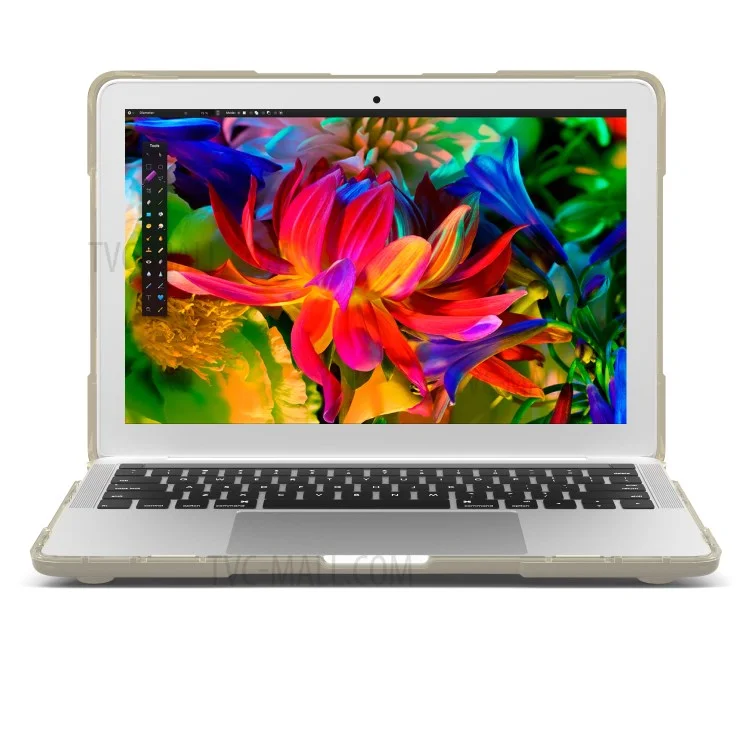 Estuche protector de plástico y TPU de dos piezas para MacBook Pro de 13 pulgadas con o sin Touch Bar (2020-2016) A1706 A1989 A2159 A1708 - Caqui