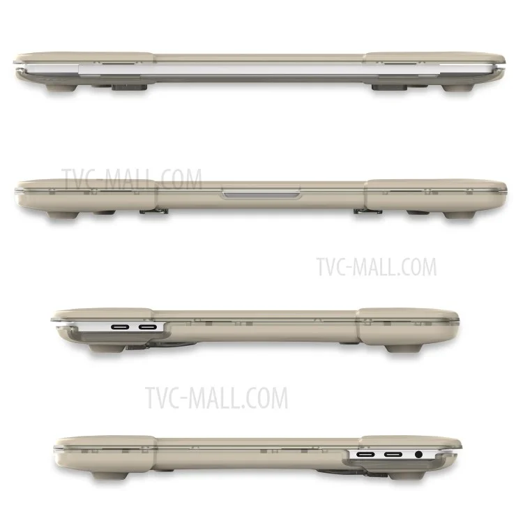 Estuche protector de plástico y TPU de dos piezas para MacBook Pro de 13 pulgadas con o sin Touch Bar (2020-2016) A1706 A1989 A2159 A1708 - Caqui