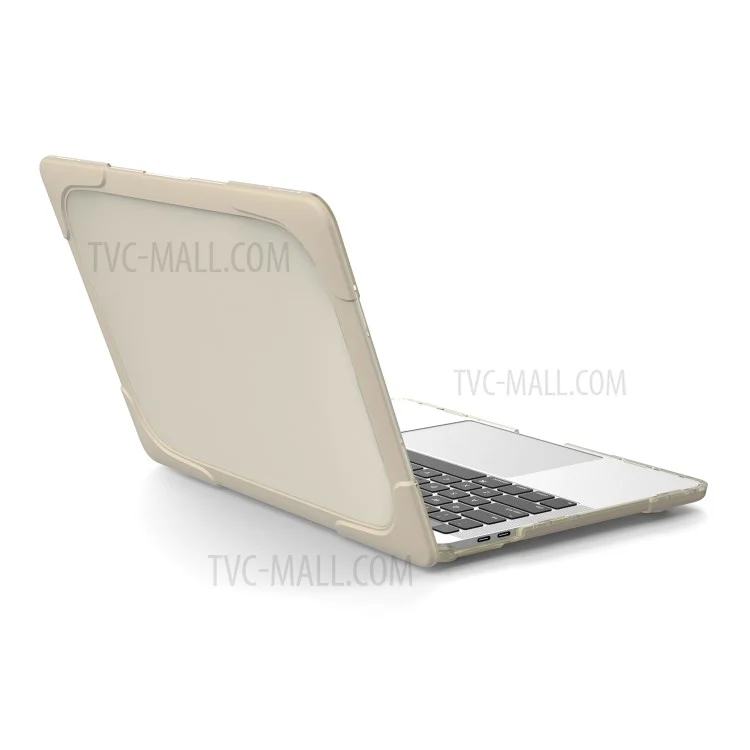 Estuche protector de plástico y TPU de dos piezas para MacBook Pro de 13 pulgadas con o sin Touch Bar (2020-2016) A1706 A1989 A2159 A1708 - Caqui