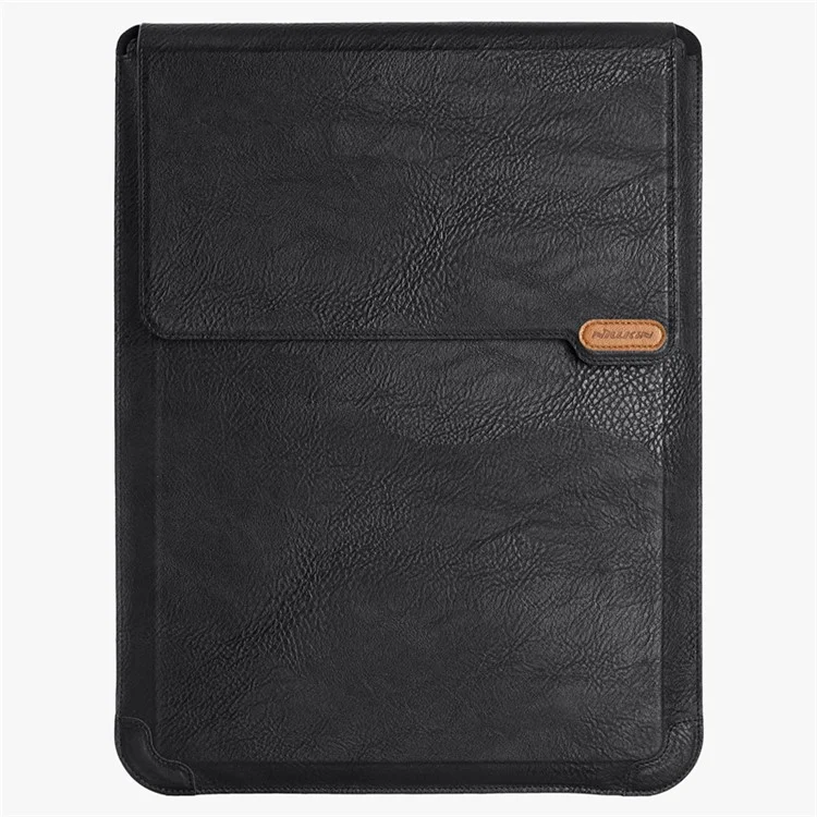 Bolsa de Almacenamiento de Laptop de Cuero Nillkin pu Con Soporte de Soporte y Almohadilla de Ratón Para Laptop de 16.1 Pulgadas - Negro