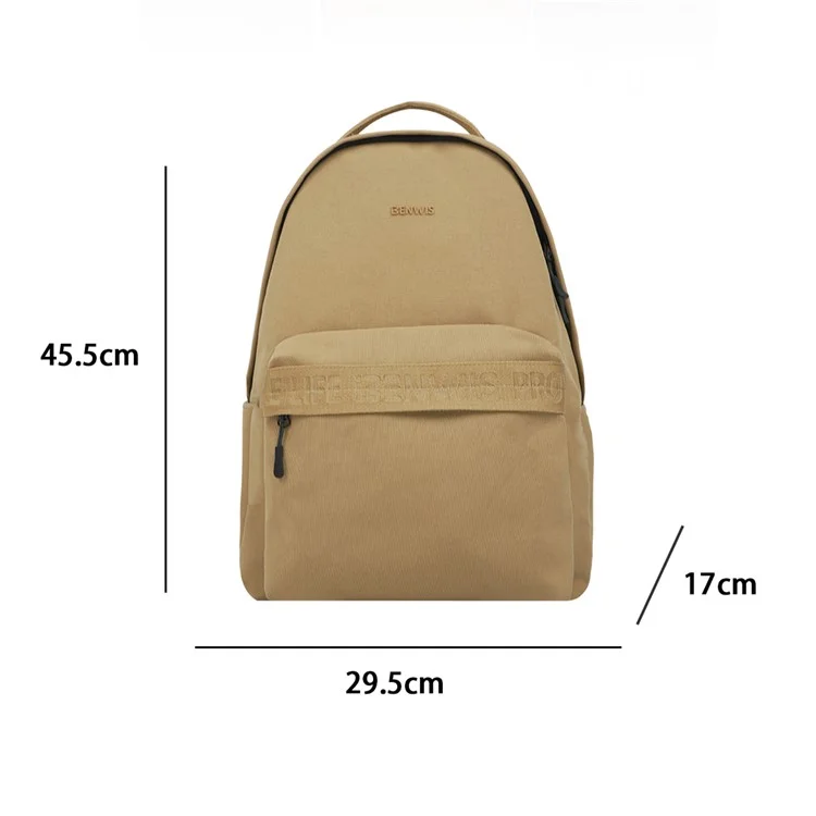 BENWIS LT-LBP-2-BK Solid Color 1000D Nylon Travel Sports Backpack Casual Dual Shoulder Bag - Yellow
