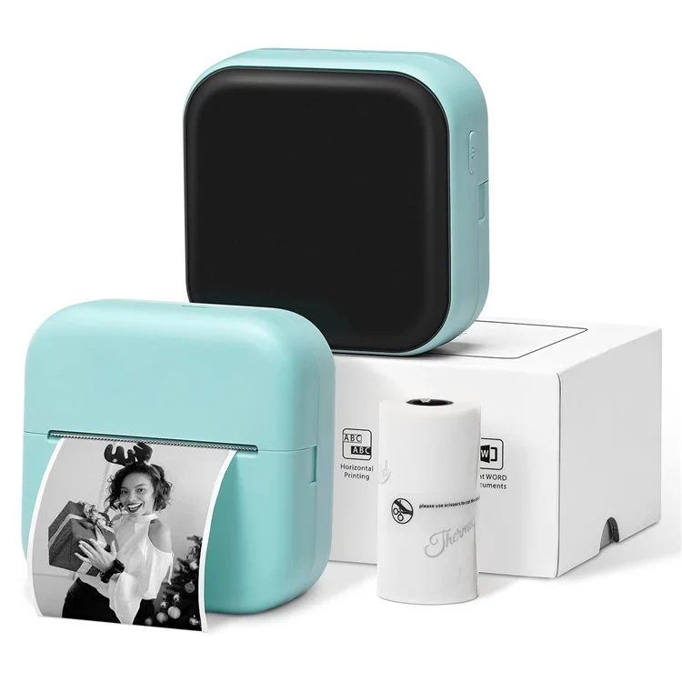 PHOMEMO M02X Pocket Bluetooth-compatible Printer Wireless Thermal Label Printer - Green
