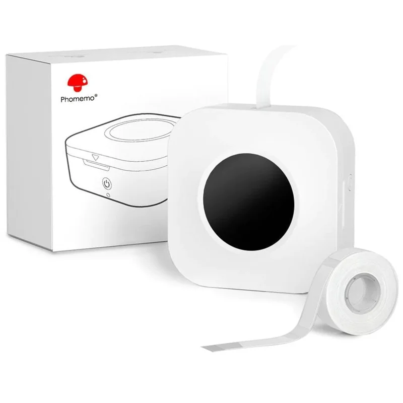 PHOMEMO Q30S DIY Sticker Label Maker Machine Mini Pocket Bluetooth-compatible Thermal Label Printer - White