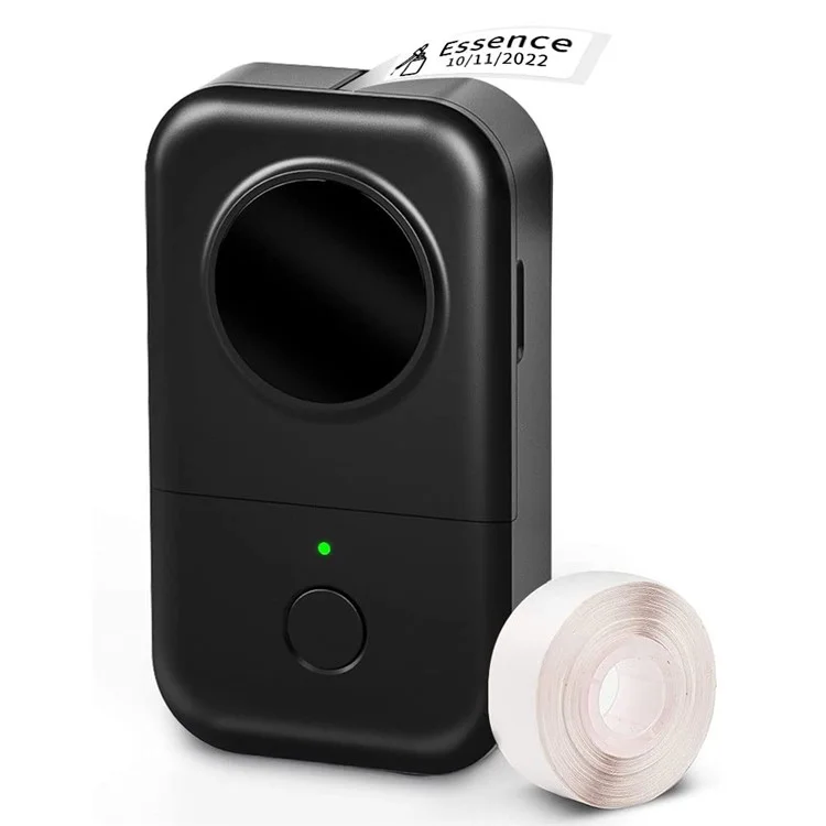 PHOMEMO D30 Portable Inkless Wireless Label Maker Mini Thermal Label Printer for Home School Office - Black
