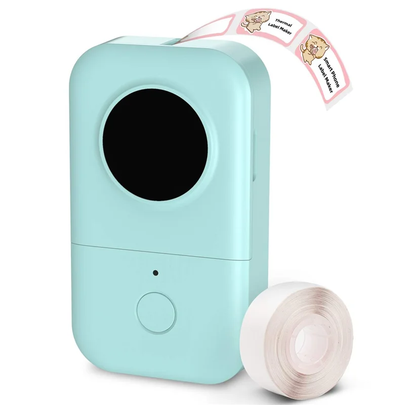 PHOMEMO D30 Portable Inkless Wireless Label Maker Mini Thermal Label Printer for Home School Office - Green