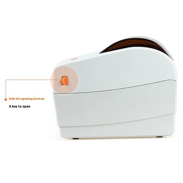 TP403 180mm / s Fast Printing Desktop Thermal Printer Barcode Label Printer, USB+Bluetooth-compatible Version - US Plug
