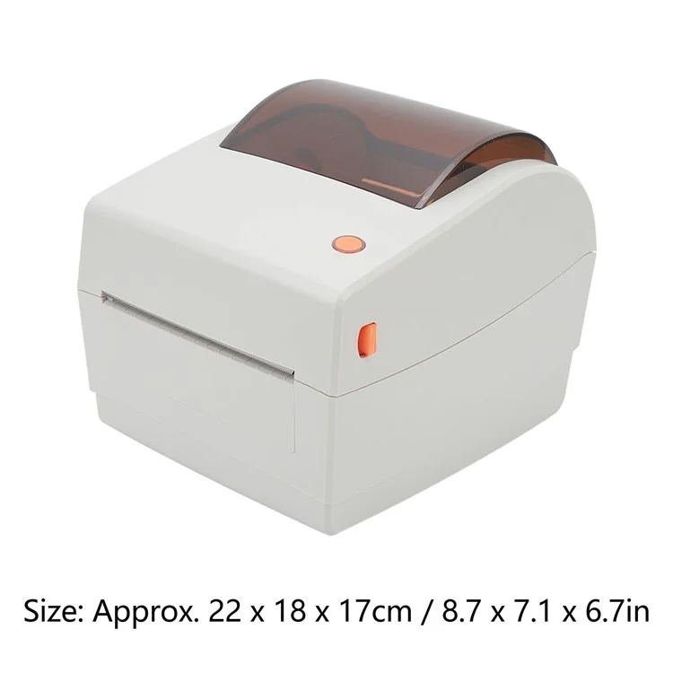 TP403 180mm / s Fast Printing Desktop Thermal Printer Barcode Label Printer, USB+Bluetooth-compatible Version - US Plug