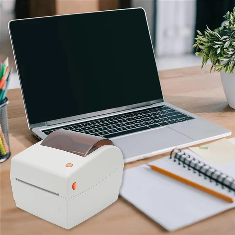 TP403 180mm / s Fast Printing Desktop Thermal Printer Barcode Label Printer, versione USB - Spina USA