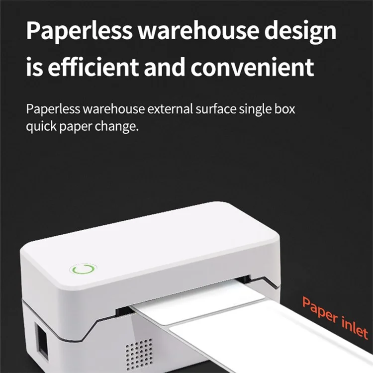 TDL407H 180mm / s High Speed Desktop Thermal Label Printer Barcode Printing Machine, Versione USB - Spina US