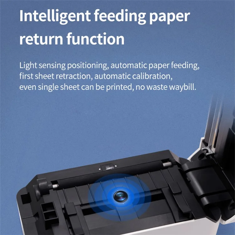 TDL407H 180mm / s High Speed Desktop Thermal Label Printer Barcode Printing Machine, Versione USB - Spina US