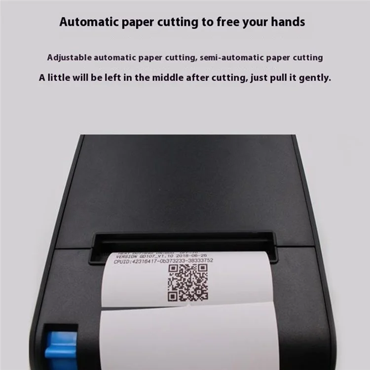 8032III Thermal Receipt Printer con larghezza di stampa della carta di 80 mm, supporta il sistema Windows - Spina USA