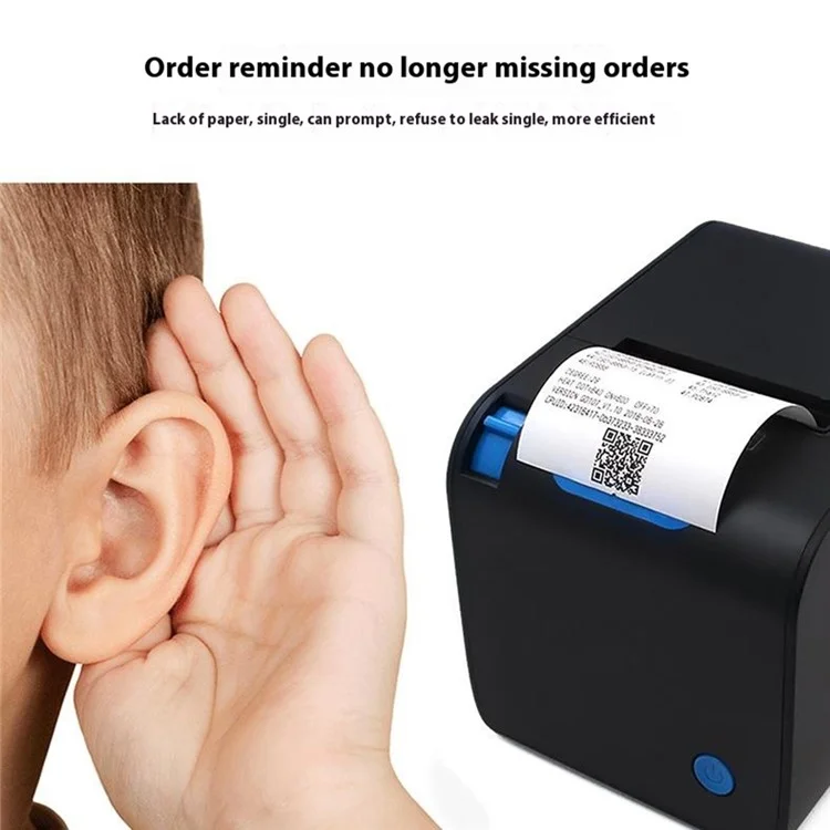 8032III Thermal Receipt Printer con larghezza di stampa della carta di 80 mm, supporta il sistema Windows - Spina USA