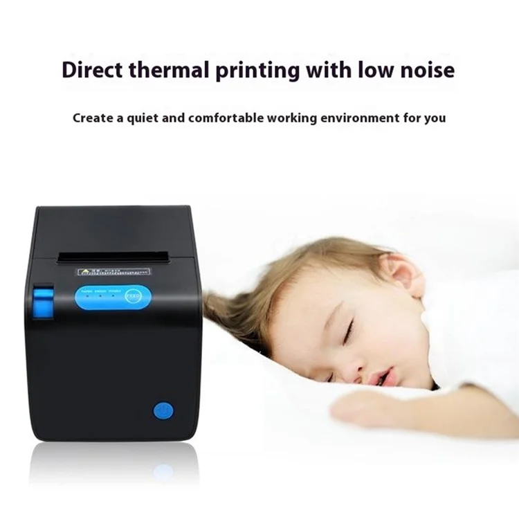 8032III Thermal Receipt Printer con larghezza di stampa della carta di 80 mm, supporta il sistema Windows - Spina USA